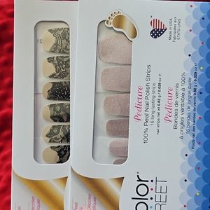 Lacey Business and Moonburst Color Street Pedi and Mani NWT